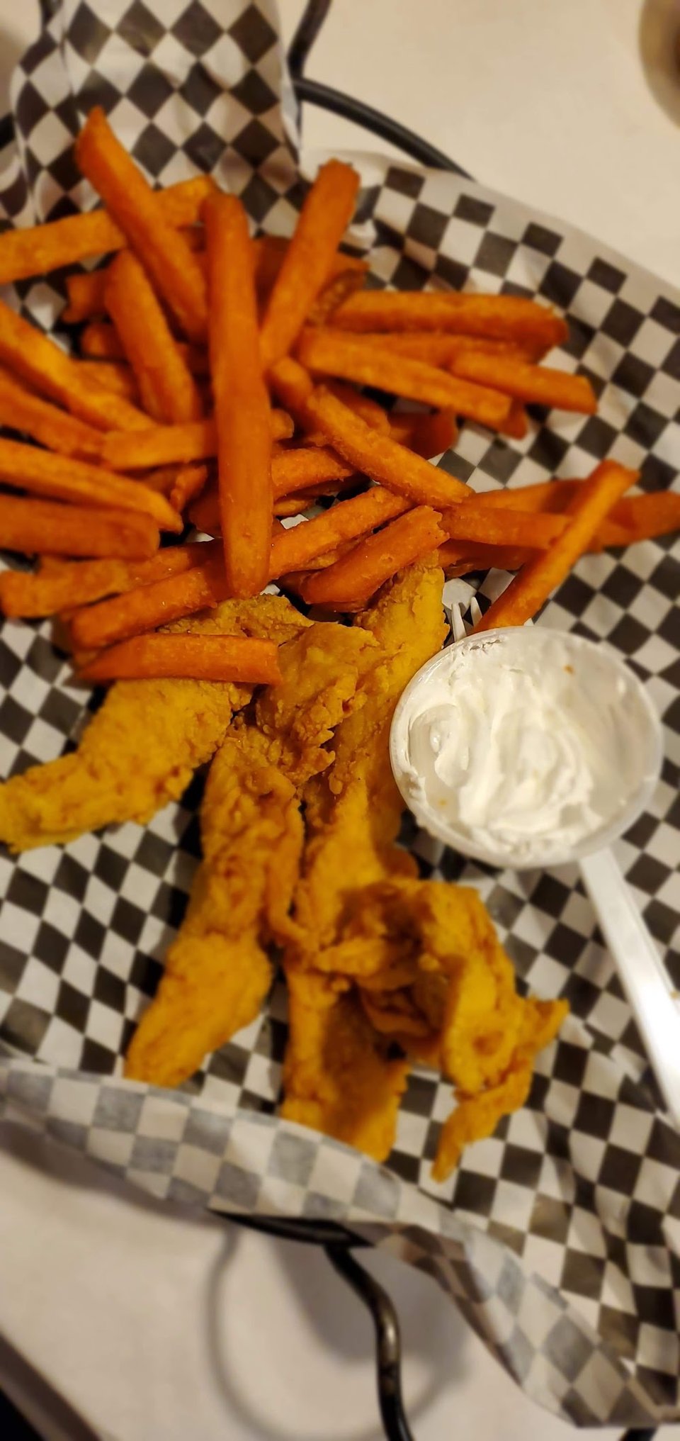 Chicken Tenders with Sweet Potato Fries